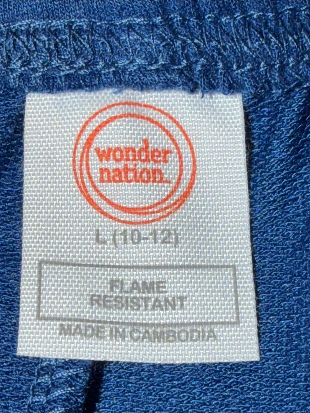 wonder nation Blue Short Sleeve Game Controller Pajama Set with White Trim NWT L
